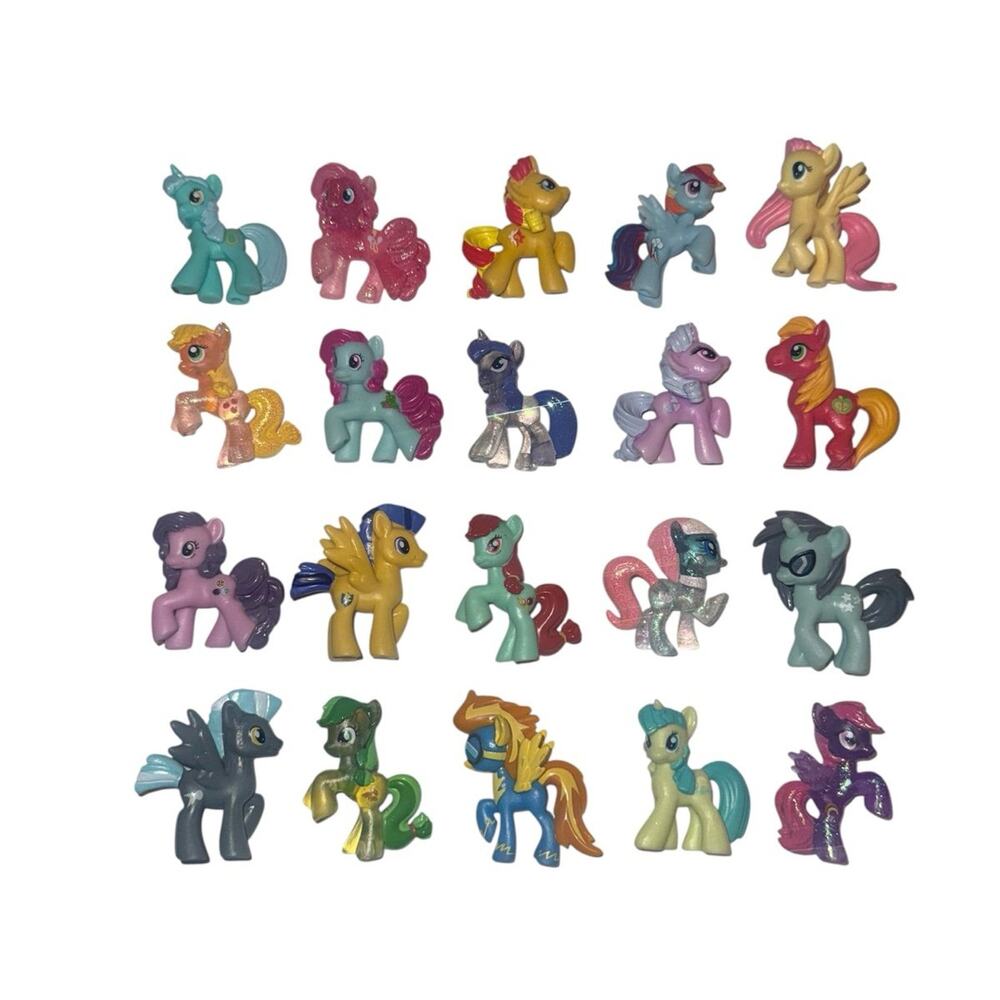 My Little Pony Blind Bag Bundle of 20 MLP Figures Glitter & Translucent